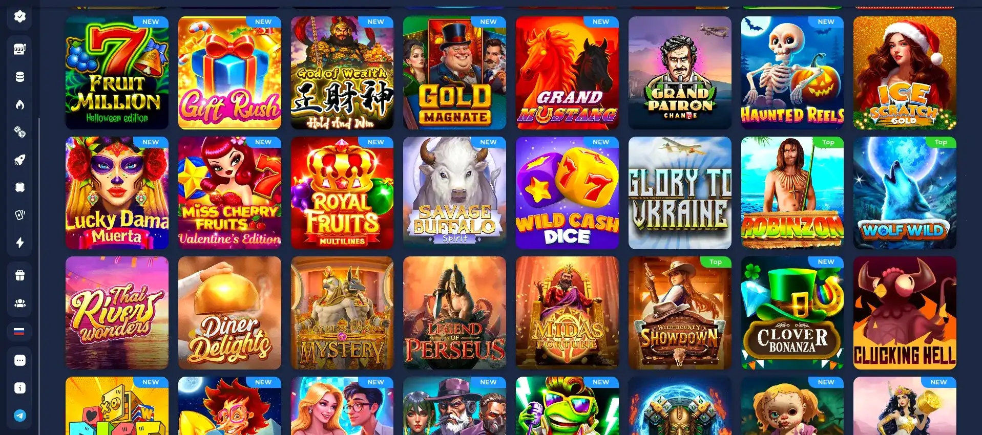 Казино Джозз — экран игры в игровой автомат